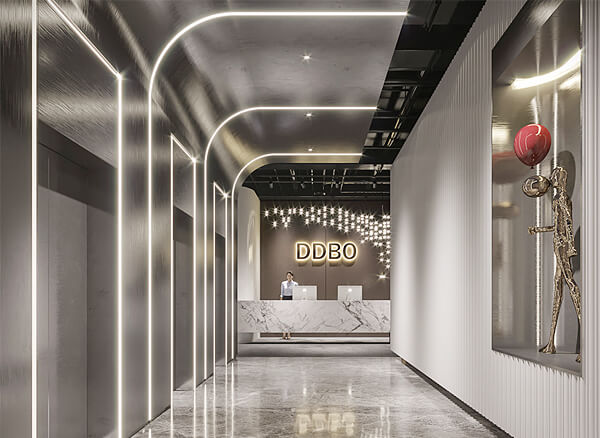 抖抖播直播基地辦公空間直播室設(shè)計(jì)裝修