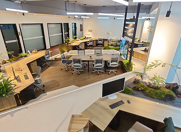 綠色辦公主題設(shè)計(jì)裝修